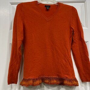 Only Mine Cashmere V-Neck Sweater